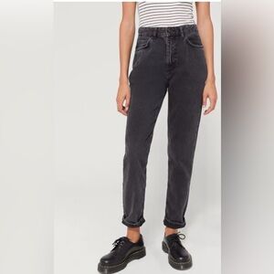 BDG Urban Outfitters High-Rise Mom Jeans Washed Black Size 26